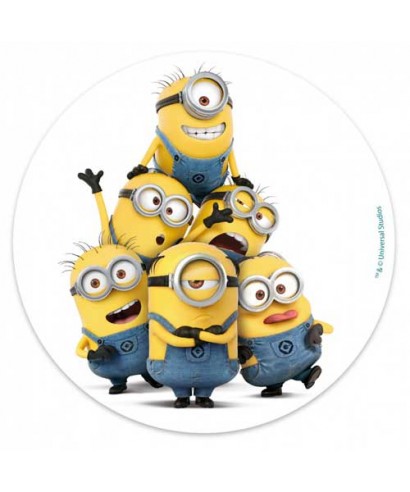 Disque Pate A Sucre Minions O 16 Cm A 4 00