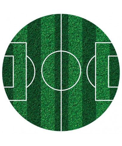 Disque En Sucre Terrain De Foot 16cm A 4 00