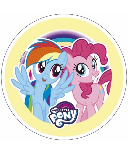 Pony Disque Azyme Pinkie Pie Et Rainbow Dash My Little Pony Pour My Litt