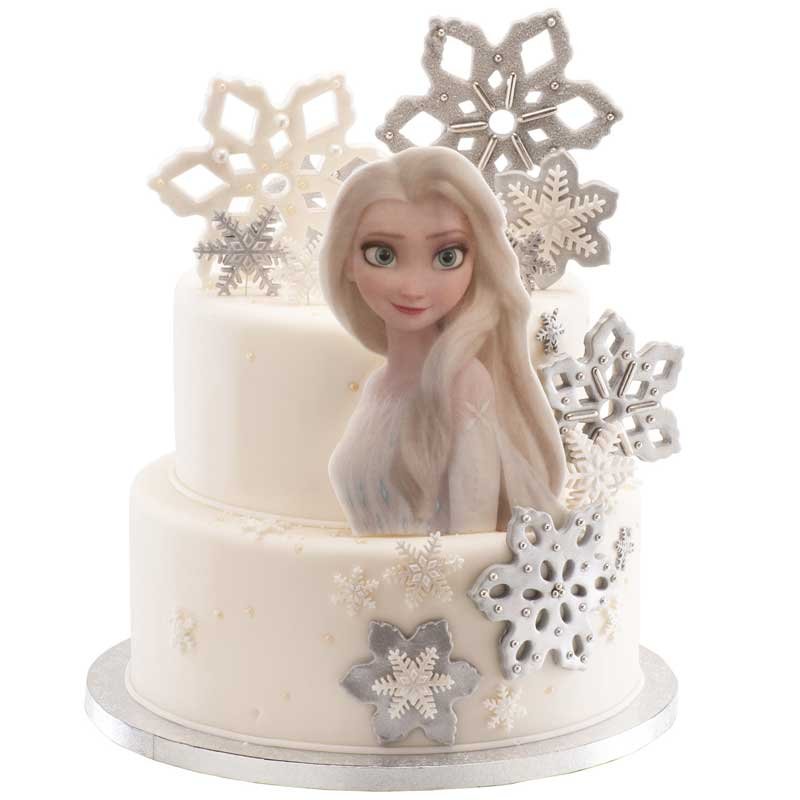 Gâteau Reine des neiges - Cake design, Pâte à sucre - Les Délices de Mary