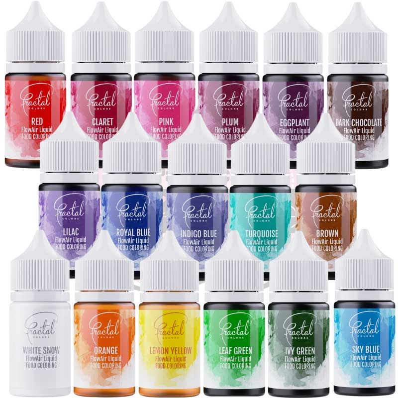 6 colorants alimentaires Colour Mill pastels