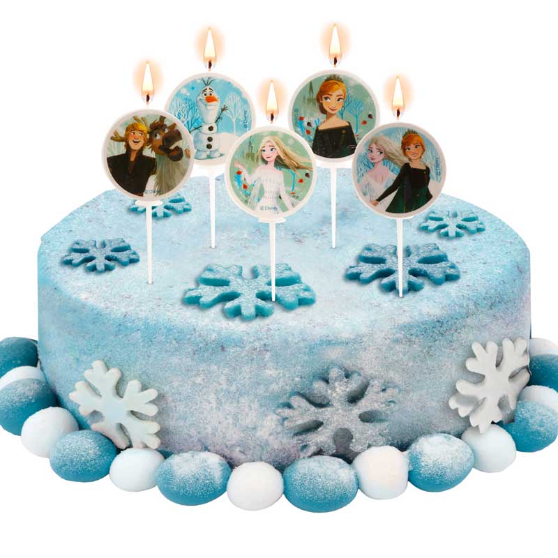 Disque décoratif pour gâteau REINE DES NEIGES 2