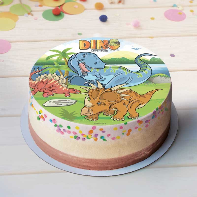 Décoration dinosaure pour gâteau