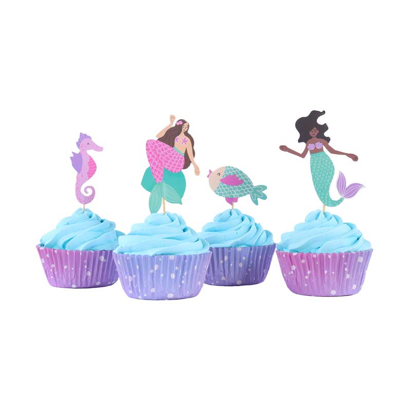 Set Topper cupcakes Sirène PME à 9,29 €