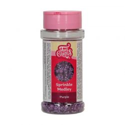 Sprinkle Medley Paillettes FunCakes couleurs Violet