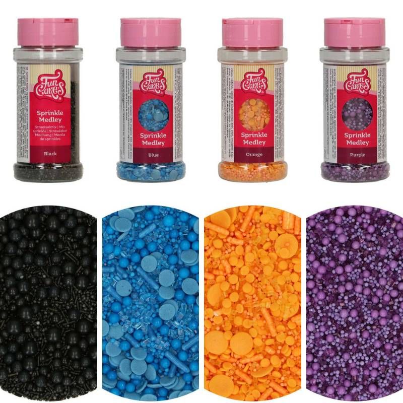 Sprinkles, Billes et Confettis - Décorations Pâtissières Colorées