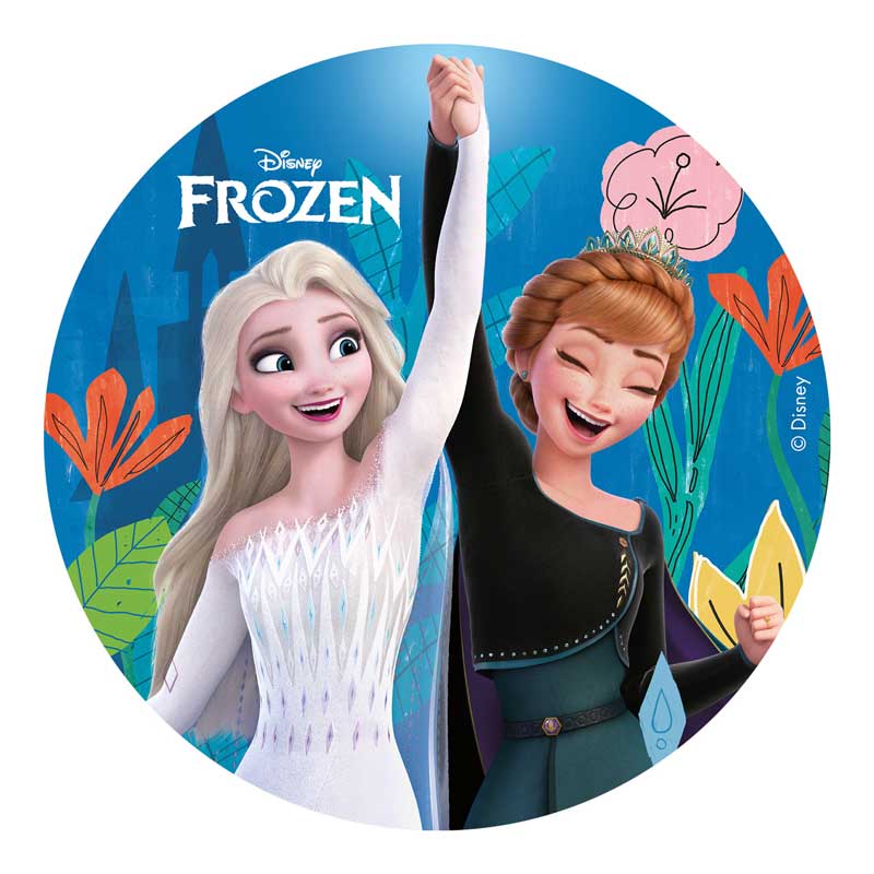 Disque comestible la reine des neiges & Anna Disney à 3,49 €