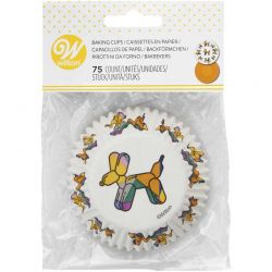 Caissettes Caissettes à Cupcakes Balloon Dog pk/75 Wilton