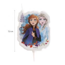 Bougie Elsa et Anna la reine des nesiges Disney