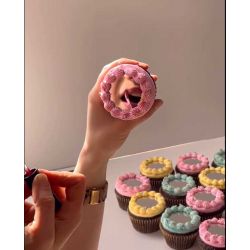 Cake Topper miroir en Acrylique pour cupcake selfie pk/5