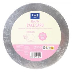 Plateau de présentation rond fin pour gâteau de 15 à 30 cm de diamètre Set de 5 Plateaux PME