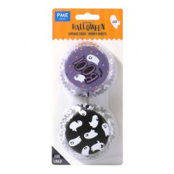 Caissettes à Cupcakes Fantômes Effrayants Halloween pcs/60 PME