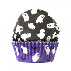 Caissettes à Cupcakes Fantômes Effrayants Halloween pcs/60 PME