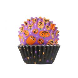 Mini Caissettes à Cupcakes Citrouilles Halloween pcs/60 PME