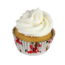 Caissette cupcake Père Noël et Traîneau pk/30 PME