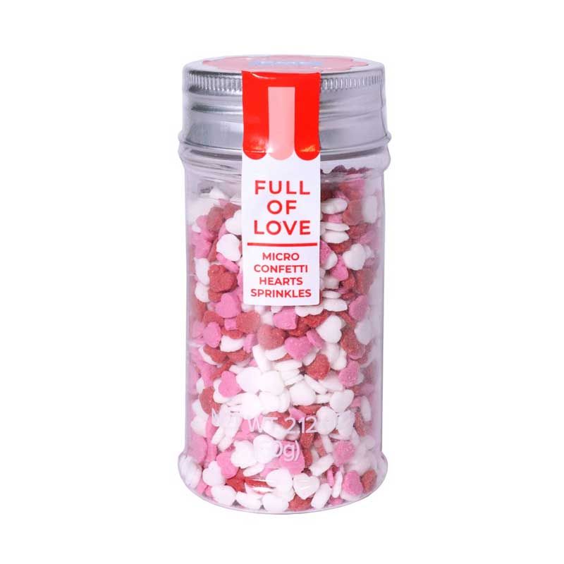 Sprinkles de Saint-Valentin Micro Cœurs Confettis 60g PME