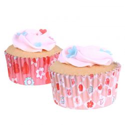 Caissettes à cupcakes en Aluminium Saint Valentin Le Groove est dans le Cœur PME