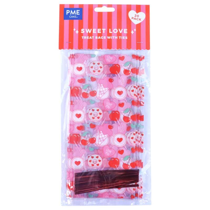 Sacs de Friandises pour la Saint Valentin Doux Amour PME