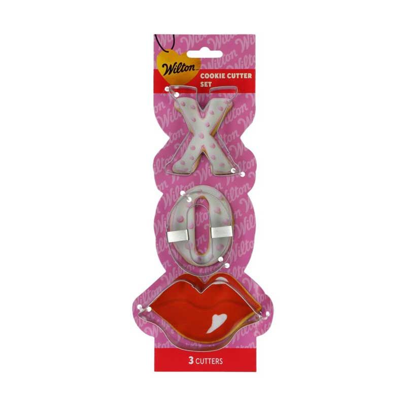 Emporte-pièce St-Valentin Lips XO set/4 Wilton