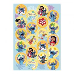 Mini disques comestibles Stitch Disney