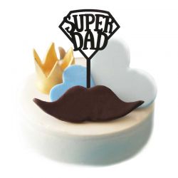 Cake Topper à gâteau Super Dad