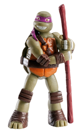 Figurine pvc 3D Donatello Tortues Ninja à 4,49 €