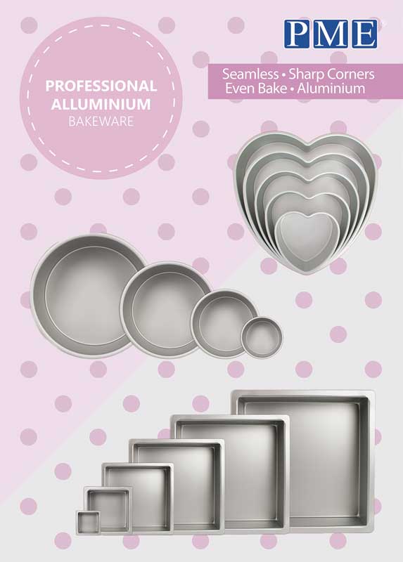 Moule rond en aluminium de 10,2 x 10,2 x 7,6 cm - PME par 6,25 €