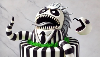 Gâteau Beetlejuice : La Tendance Pâtissière Parfaite pour Halloween